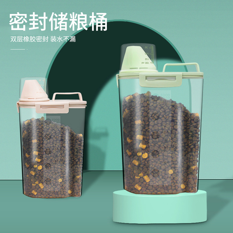 Контейнер для хранения корма для кошек и собак, герметичная коробка для хранения, банка для хранения, небольшой контейнер для свежего хранения для кошек