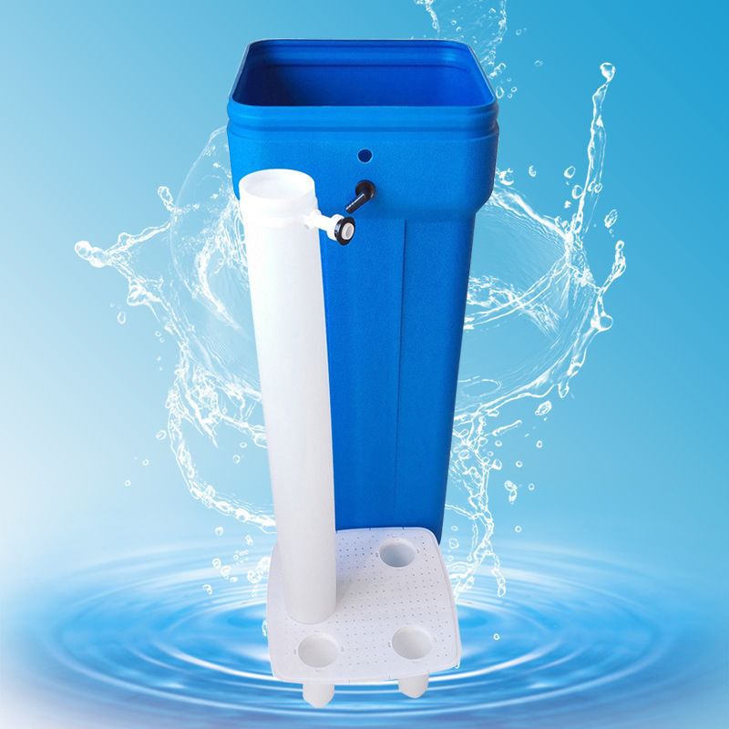 Special Salt Box for Water Softeners, Pure Water Treatment Pe Salt Box, 60L/100L Large Capacity Salt Dissolving Barrel, Salt Storage Device, Extra Large