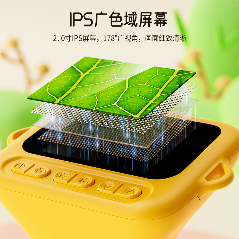 Cross-Border Microscope Kidsren's Handheld Digital Microscope 2 Million High-Definition Large-Screen Photo and Video Student Magnifying Glass