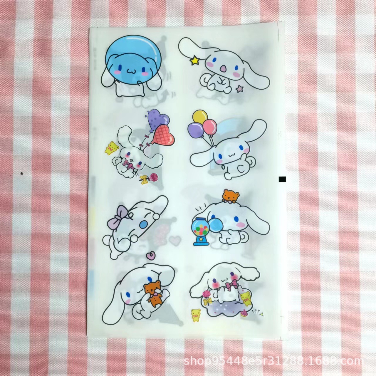 Sanrio stickers wholesale Jade dog kulomi melody hand account transparent stickers cartoon stickers