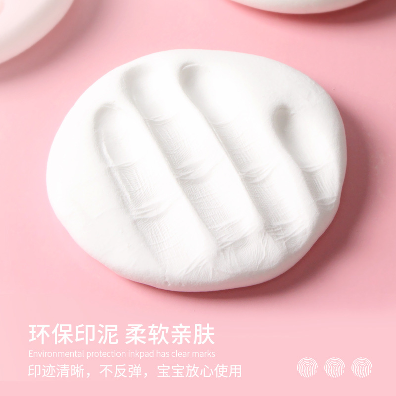 Baby hands and feet inkpad baby hands and feet mold 100 days full moon gift newborn hands and feet inkpad wholesale