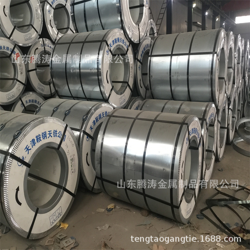 Hot-Dip Galvanized Sheet 0.5-6.0mm High Zinc Layer Z275 Grams Flowered Galvanized Sheet Slitting Ventilation Pipe Galvanized Roll