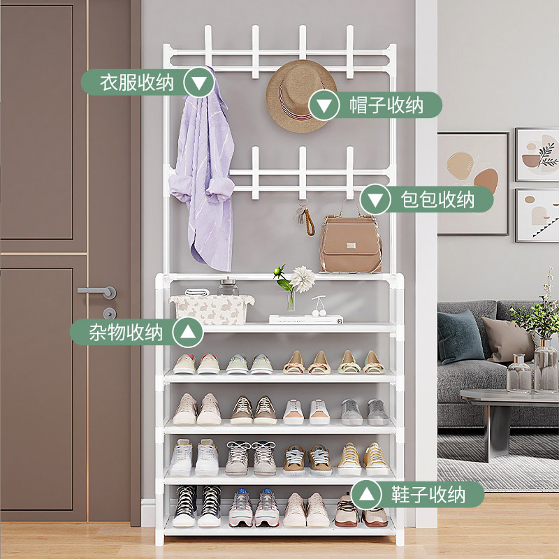 Shoe Rack Multi-layer Simple Household Dormitory Door Storage Coat Hood Shoe Cabinet Storage Rack Economical Explosive Rental Room