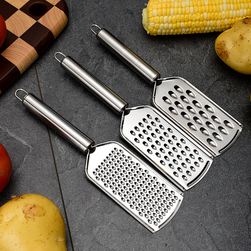 Multifunctional stainless steel grater cheese grater cheese grater fruit and vegetable grater radish grater bow ginger grater