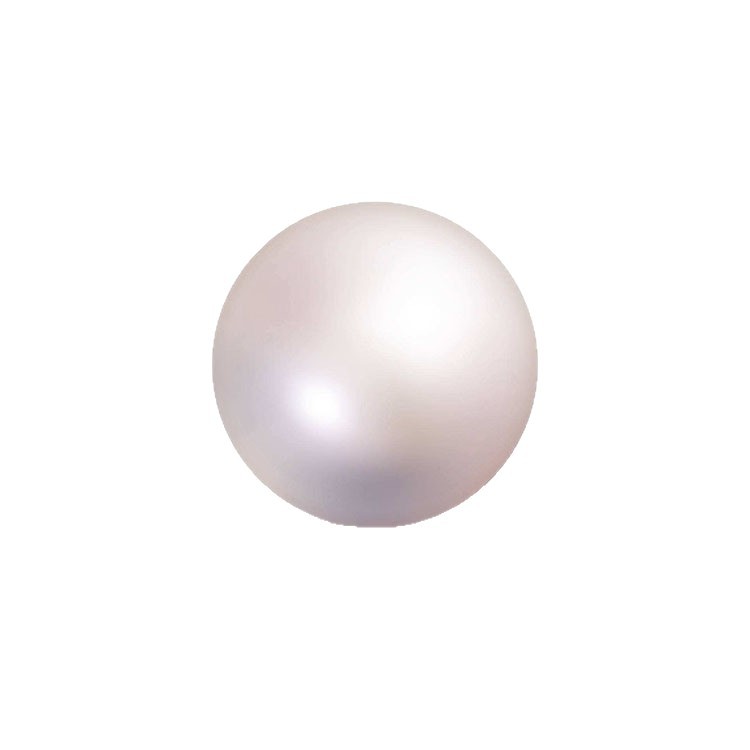 High grade AAAA grade fresh water pearl round bead naked bead half hole naked bead diy raw material bead Zhuji pearl wholesale