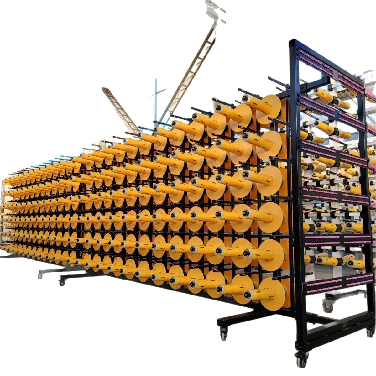 Carbon fiber creel 8KG carbon silk increased cylinder pitch tension creel tensile force release rack creel creel