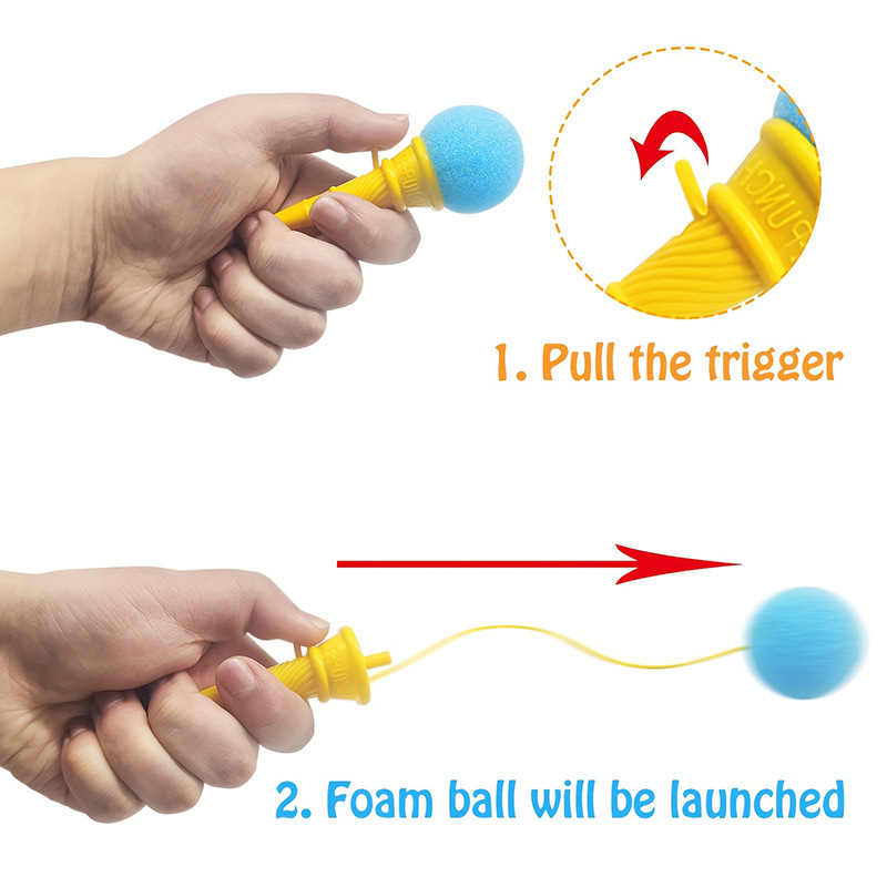 Supply 10CM ice cream pasan ball gun toy ejection ice cream pinball toy wholesale cross-border