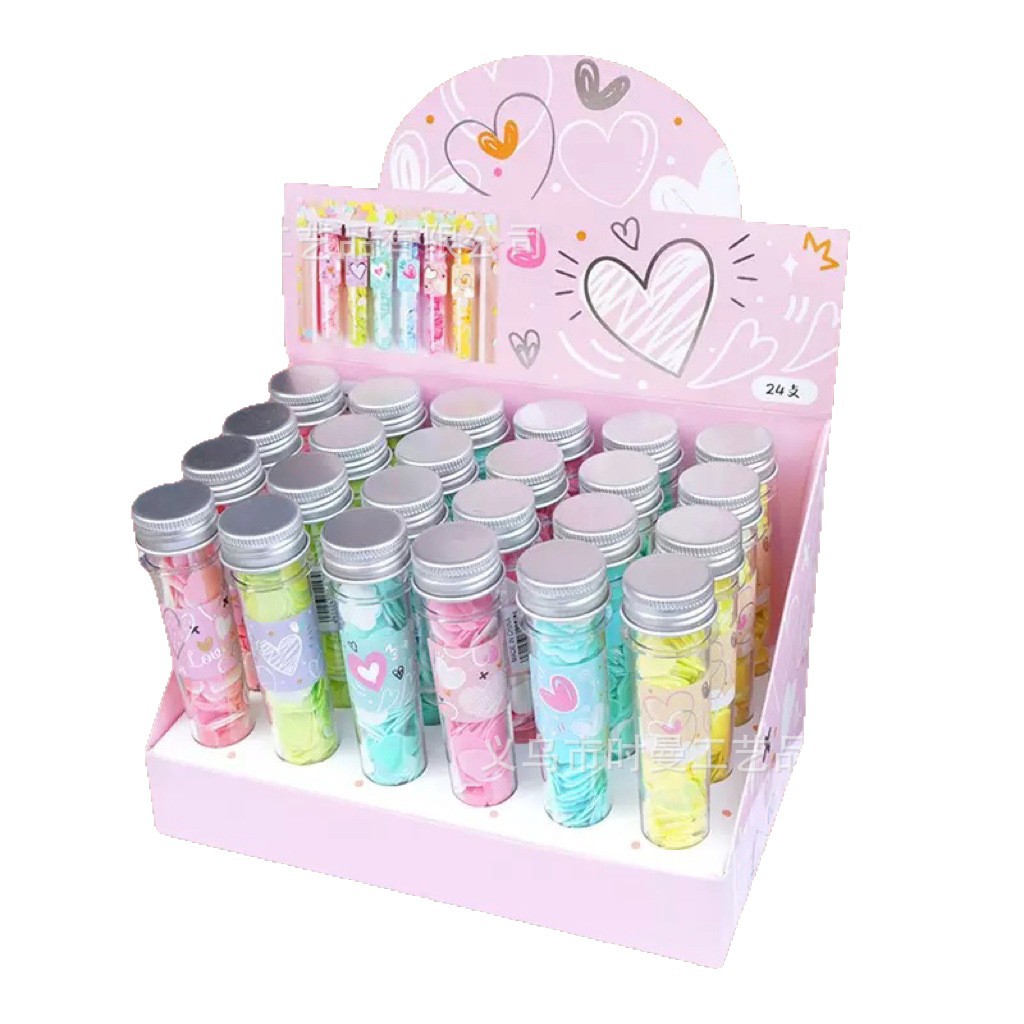 Creative Cartoon Test Tube Soap Flower for Kidsren and Students Portable Soap Hand Washing Tablets Dormitory Portable Soap Flower