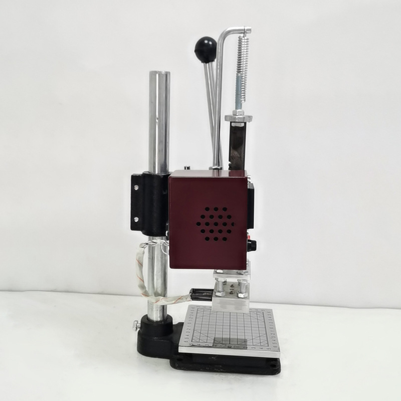 Small Manual Hot Stamping Machine logo Paper Business Card Leather Wallet Hot Indentation Hot Stamping Plastic Wood Imprinting Machine