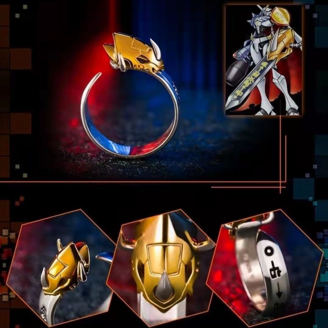 Классическое кольцо анимации Digimon, кольцо для пар, оптовая продажа