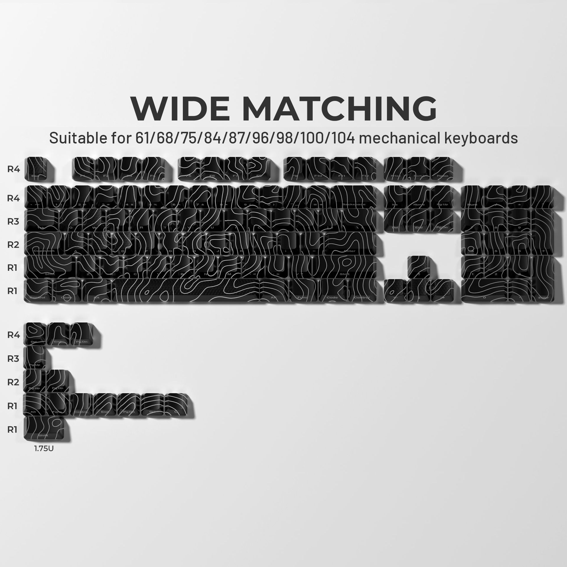 XVX contour 2.0 can be made in Korean, Russian, Arabic and most mechanical keyboards