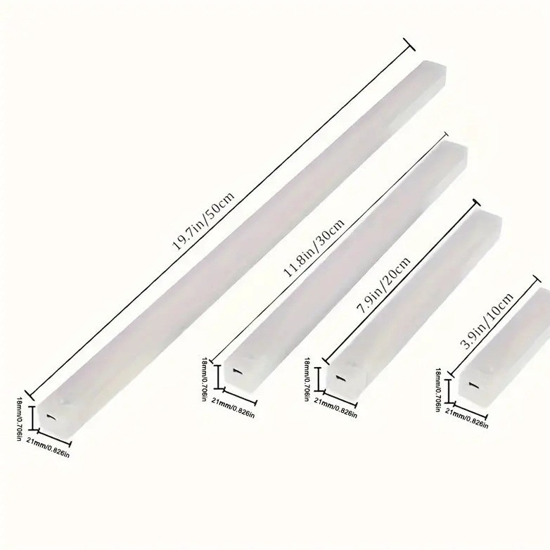 Led Intelligent Human Body Sensor Magnetic Long Strip Wireless Night Light Rechargeable Wardrobe Cabinet Wine Cabinet Bedroom