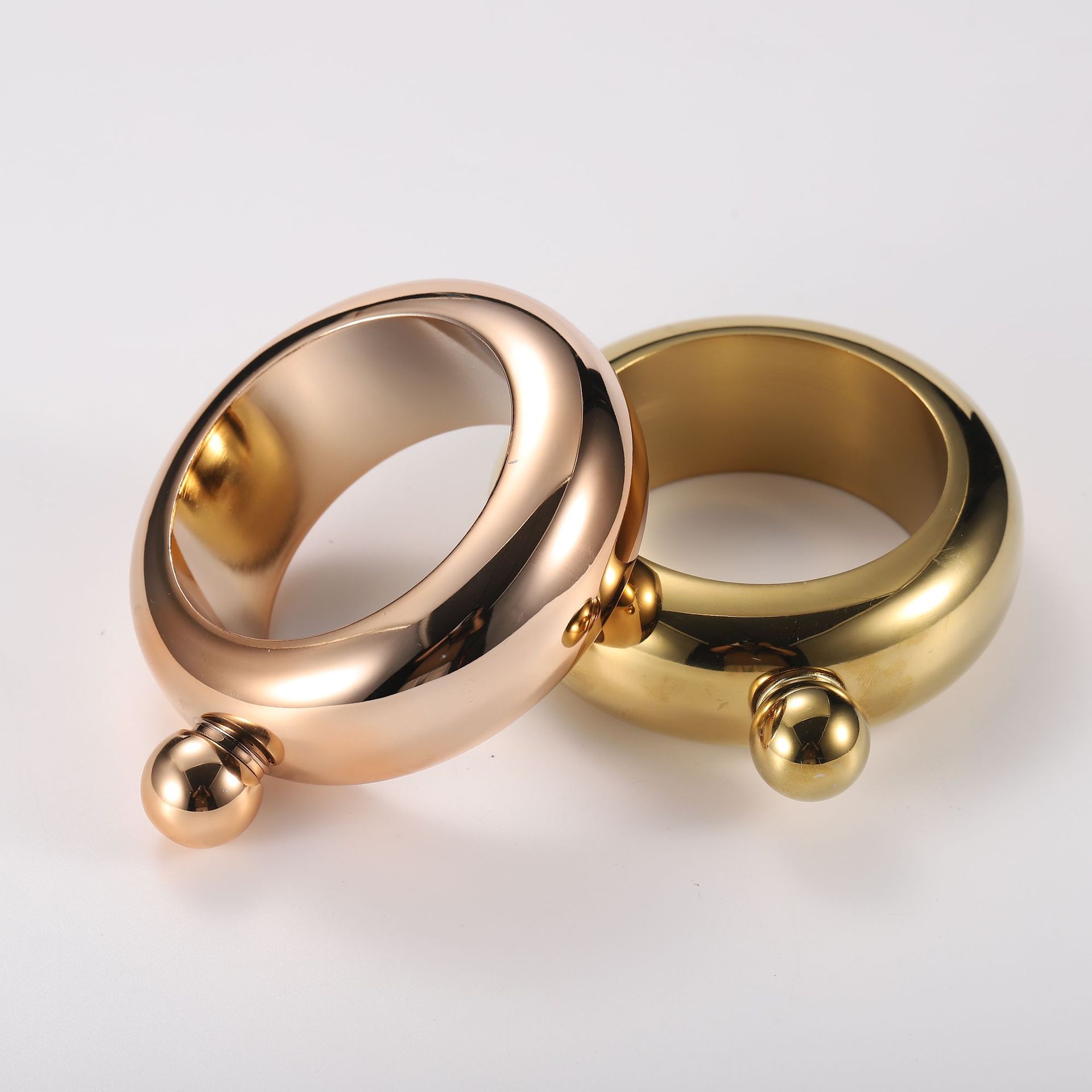 Factory Direct Cross-Border Bracelet Style Wine Bottle Creative Drinking Bottle Outdoor Convenient Stainless Steel Portable Wine Bottle