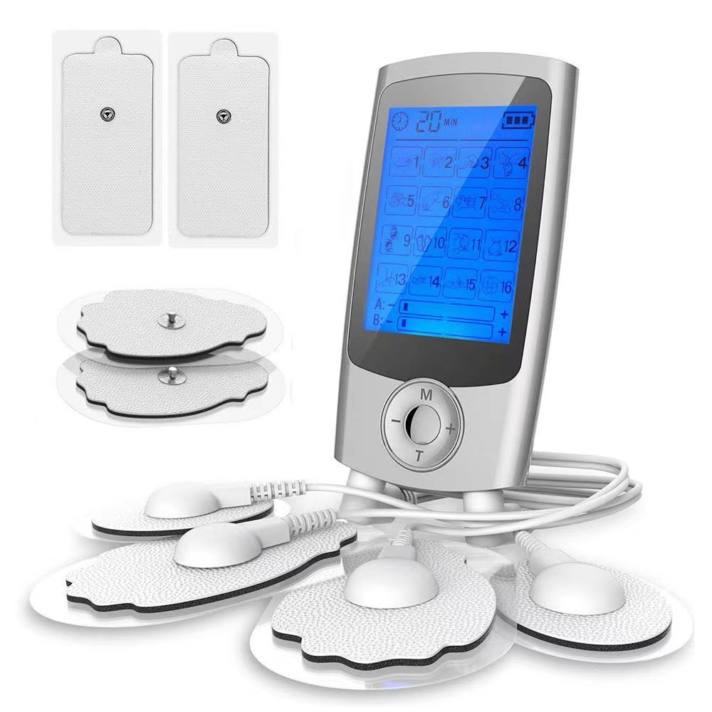 Кросс-браузерный точечный ТЭНС меридианный физиотерапевтический инструмент 16 режимов EMS массажер низкочастотный многофункциональный стимулятор мышц