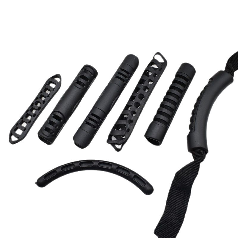 Factory direct luggage handle ice bag tool bag portable PVC soft rubber base backpack shoulder strap computer bag handle