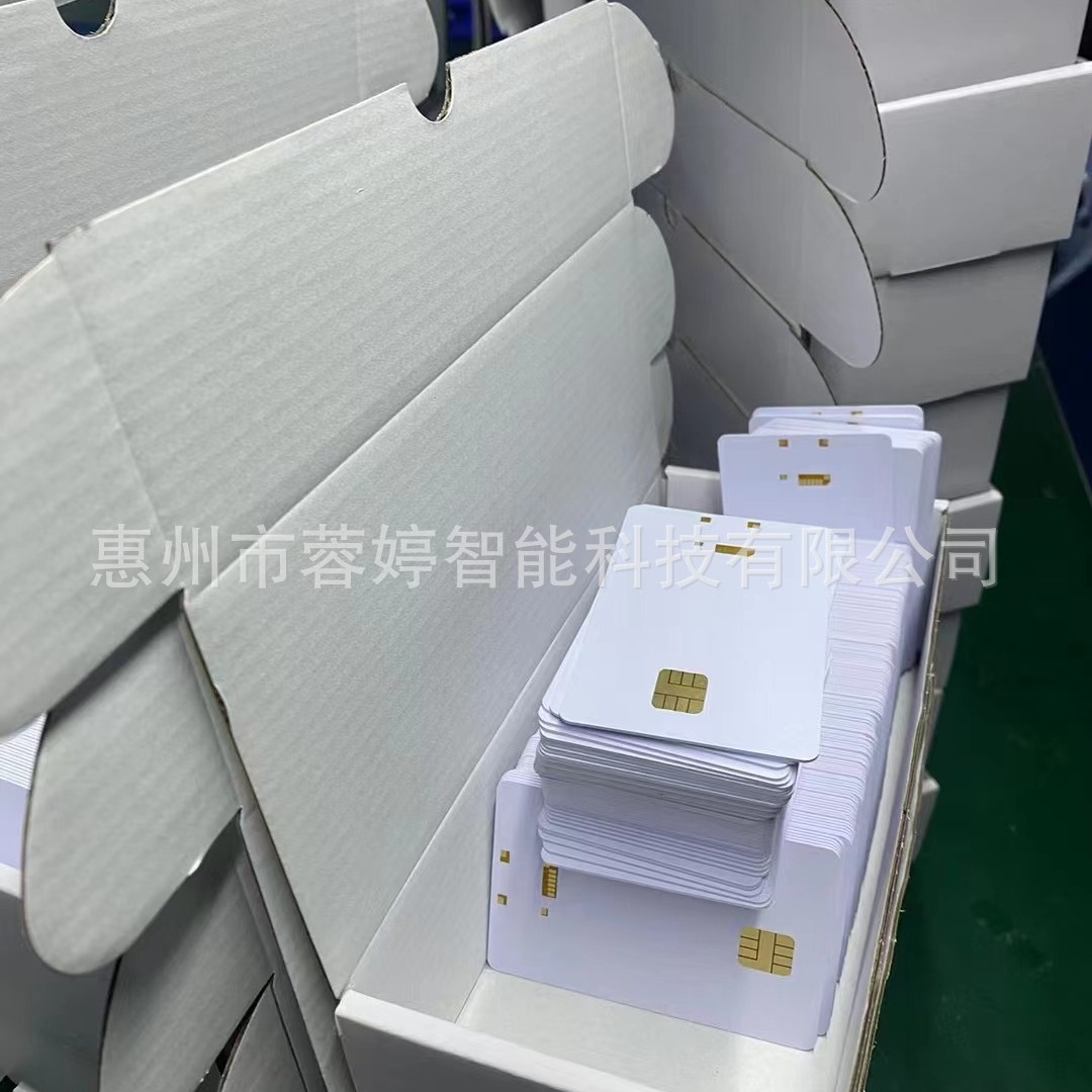 Fm4442 Chip Sim Size Logic Encryption Ic Card Contact Chip Card Smart Chip Smart Security Card