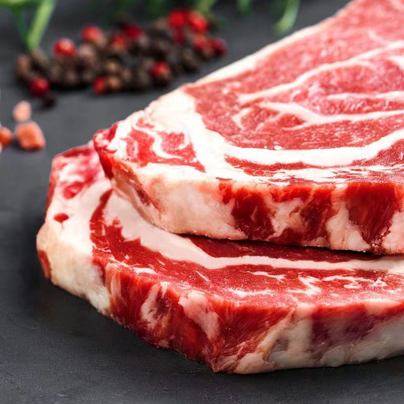 Manufacturer's Original Cut Slightly Marinated Steak Thick-Cut Sirloin Steak Filet Mignon Steak Commercial Western Restaurant Frozen
