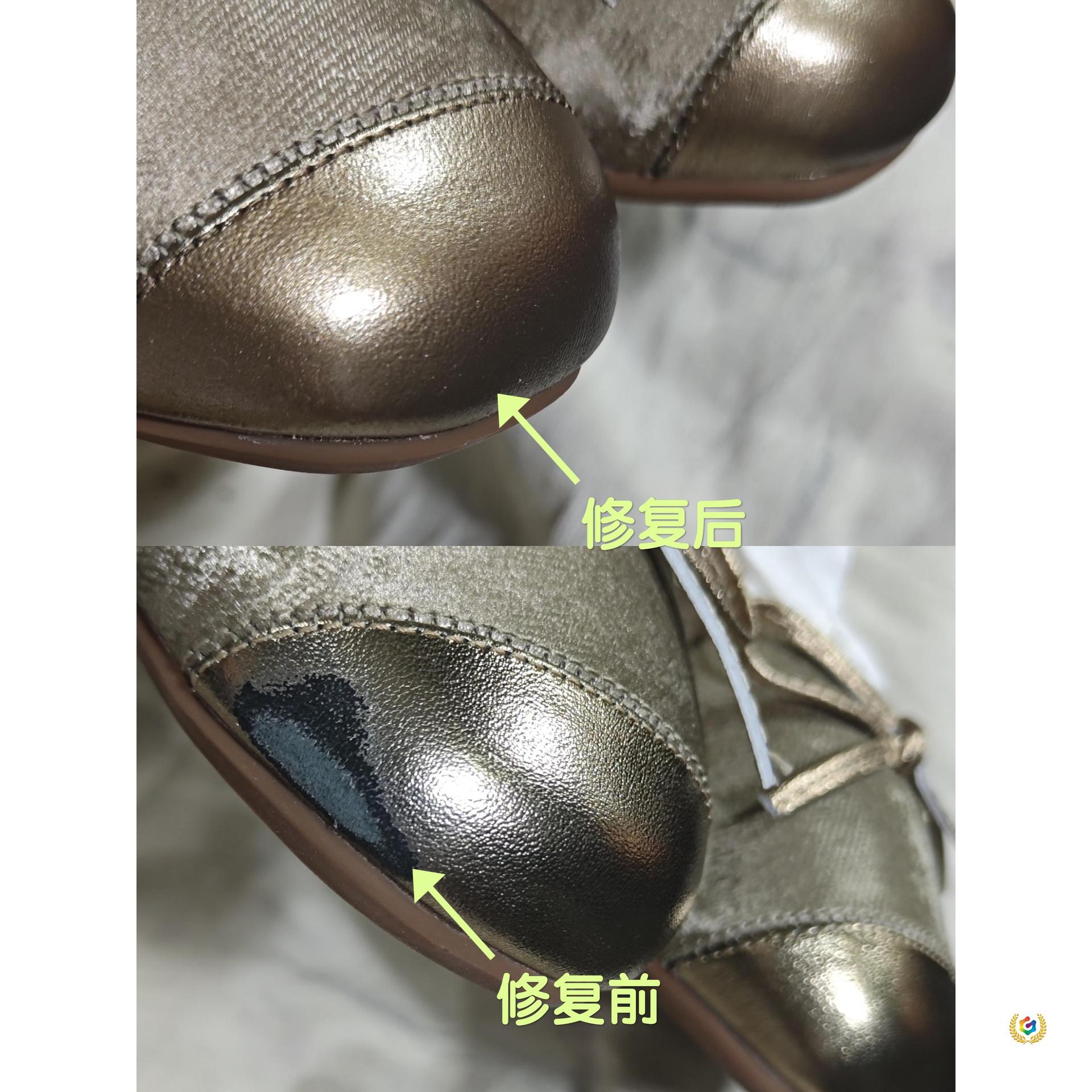 Смена цвета обуви, устранение царапин и износа, восстановление цвета носка, обновление подошвы, чистка и обслуживание обуви