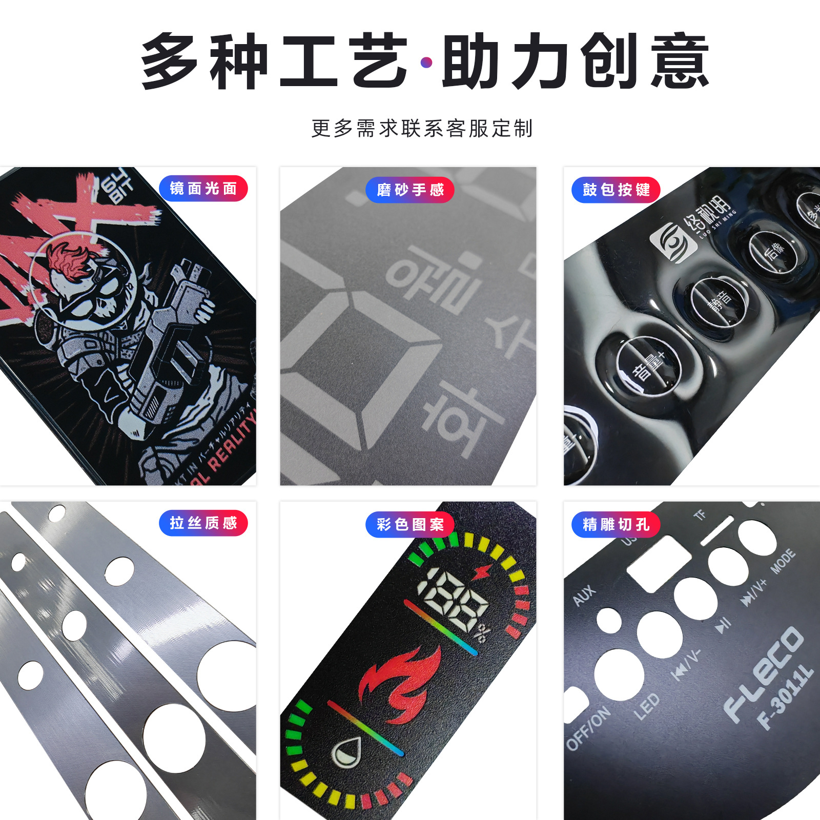 Silk Screen Pc Lens Acrylic Panel Transparent Window Mirror Acrylic Lens Flashlight Camera Brown Mirror