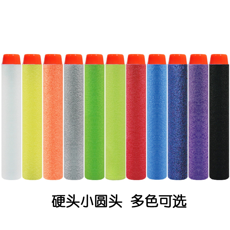 Suitable for Nerf Soft Bullet Gun Foam Bullet Hard Head Small Round Head Eva Soft Bullet Haosen Toy Manufacturer Direct Sales