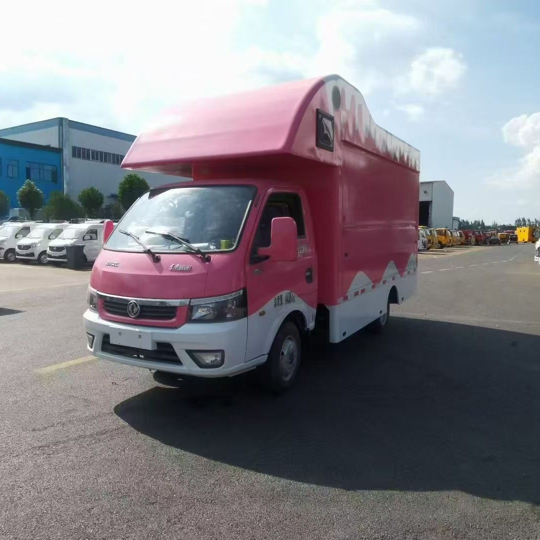 Outdoor Multifunctional Ice Cream Coffee Cart Stall Car Mobile Snack Car Manufacturer Modification Price