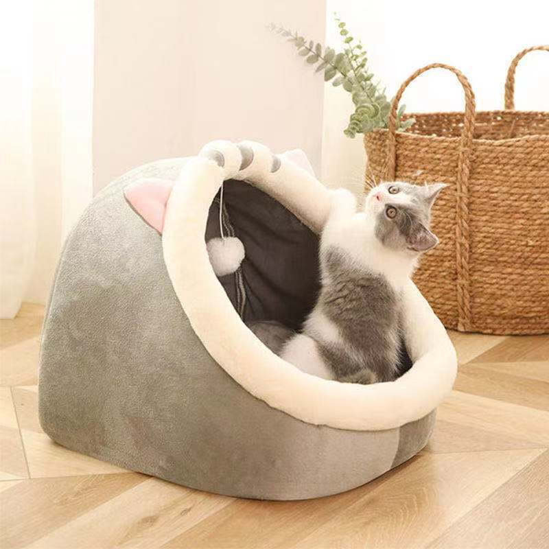 Four Seasons universal semi-closed package cute cat nest Internet celebrity cat nest dog Nest winter warm dog nest pet nest wholesale
