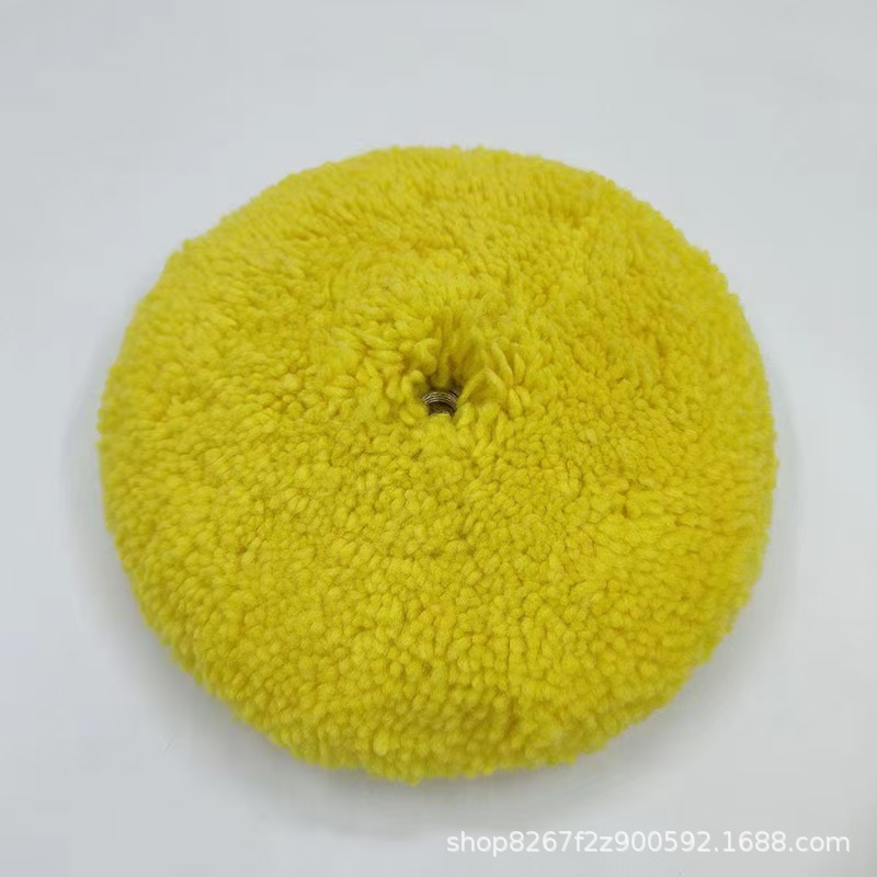 Оптовая продажа в наличии 7 дюймовый шерстяной шарик одно-двухсторонний пряжа колесо оптовая скидка полировка полус автоматическая заготовка