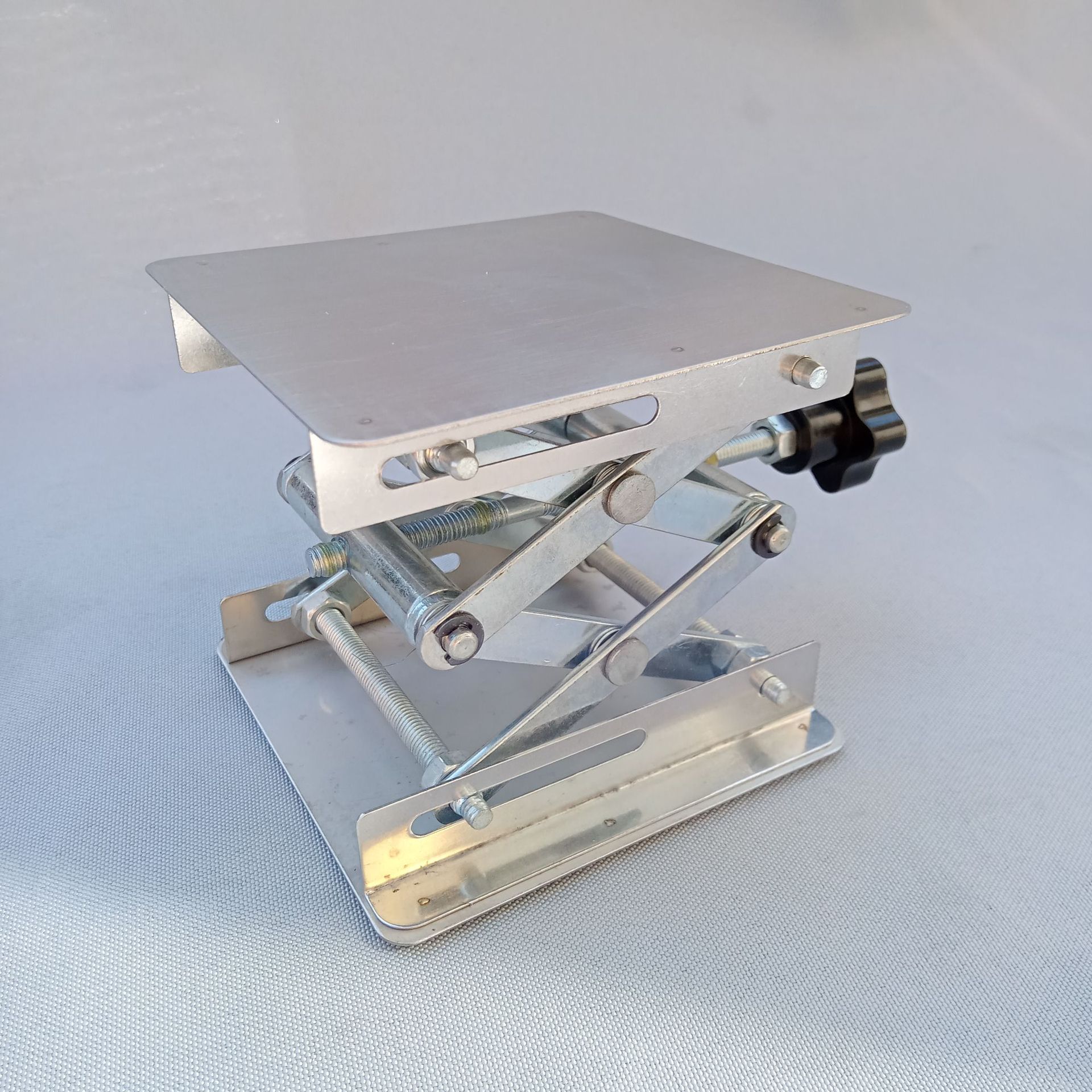 Lifting platform experimental 304 mirror stainless steel thickened lifting platform 100*100*180 lifter