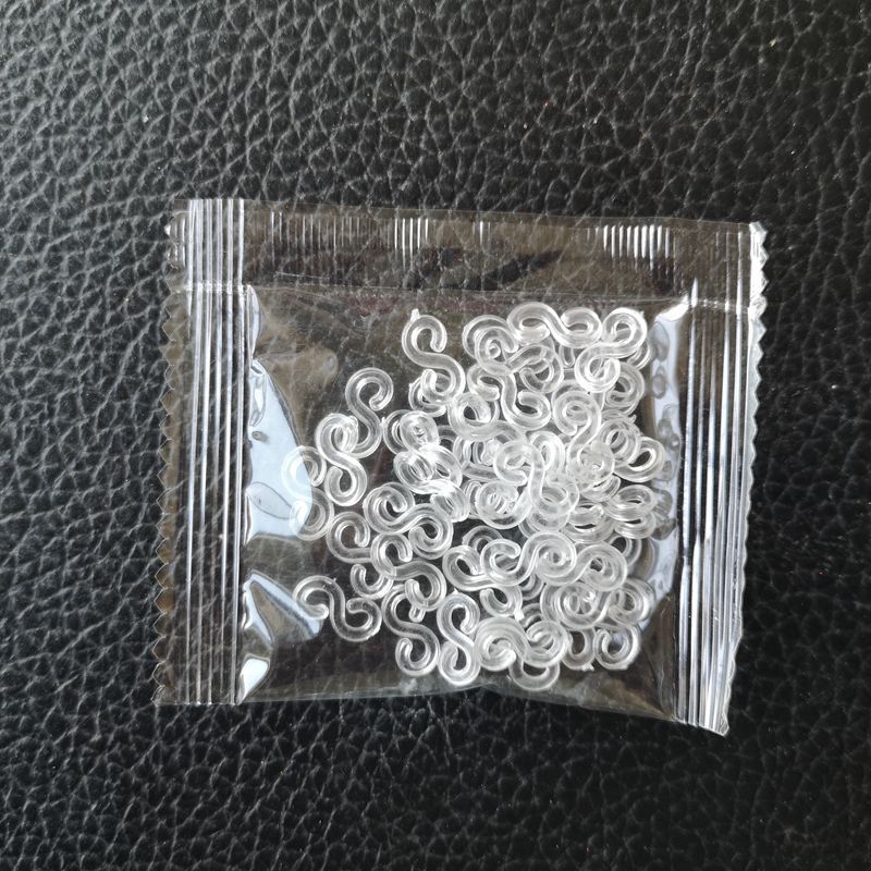 DIY Rainbow Rubber Band Woven Bracelet Transparent 10 Pcs 50 Pcs Packaging S Buckle Rubber Band Plastic Accessories Y Slingshot