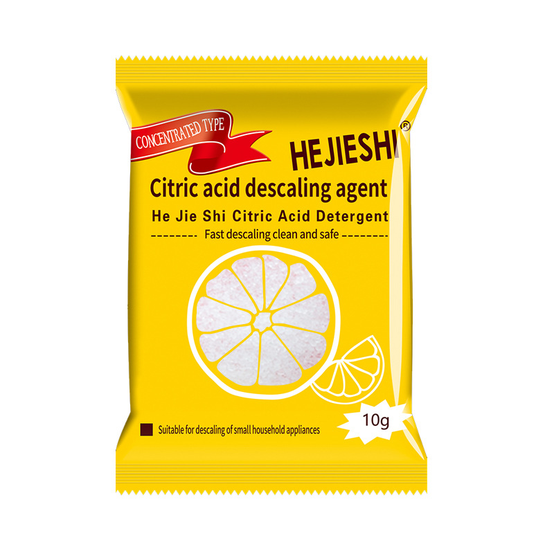 Food grade citric acid scale remover scale cleaner household scale remover tea scale cleaner 10 g/bag English version