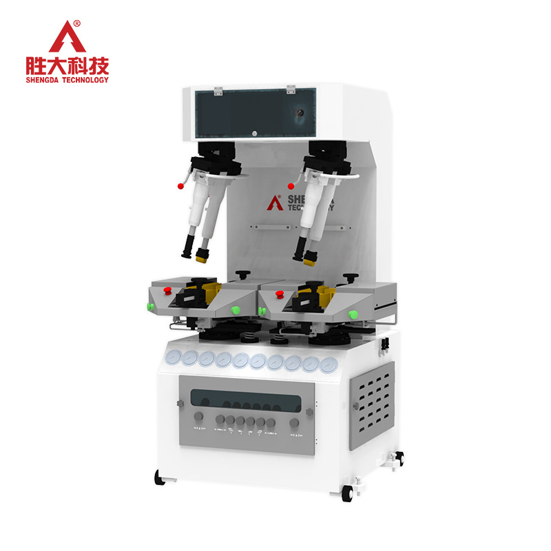 Shengda Technology Guangdong Bottom and Edge Pressing Machine with Front and Rear Tightening in One Wall-Mounted Front and Rear Adjustable Dual-Station Bottom Pressing Machine
