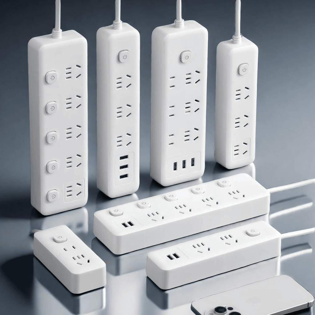 Multifunctional Socket Household Power Strip with USB Pure Copper Core