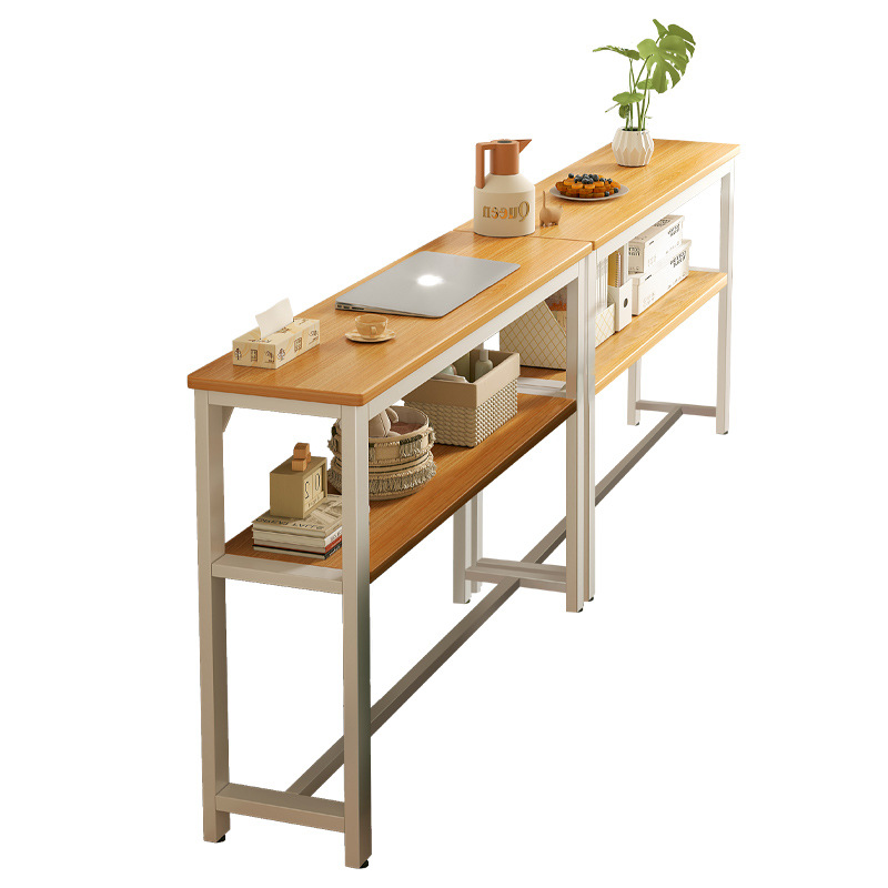 Living Room Sofa Rear Storage Rack Wall-Side Long Rack Multi-Layer Bedroom Side Sewing Cabinet Bedside Storage Entrance Narrow Rack