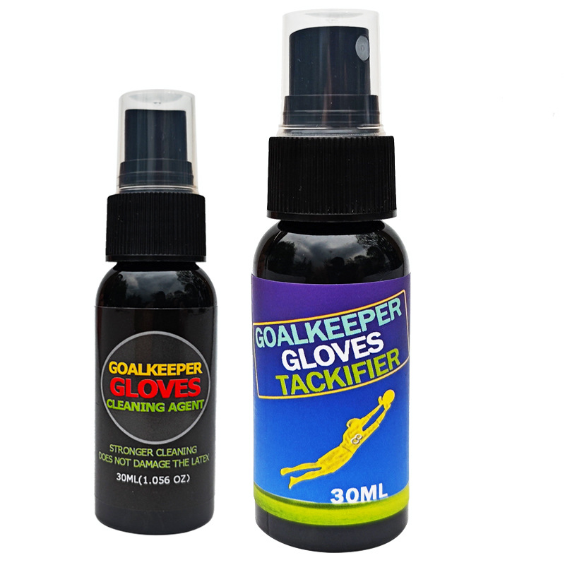 English version of cross-border foreign trade football goalkeeper goalkeeper sports gloves tackifier cleaning agent non-slip latex spray