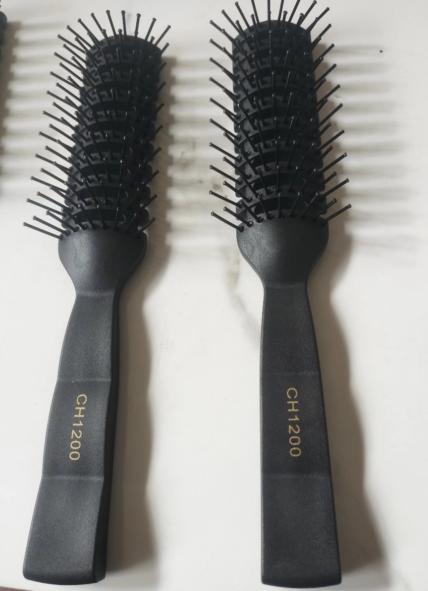 Гребень для массажа кожи головы Гребень с ребрами Пухлый большой изогнутый гребень Для укладки волос Гребень для париков Уход за кудрявыми волосами