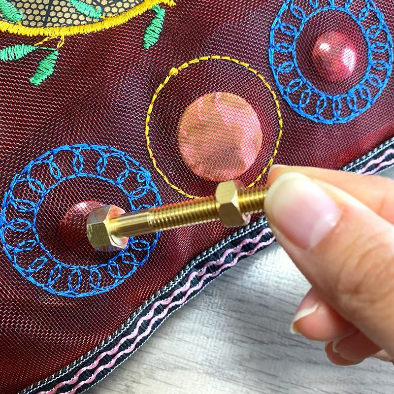 Crystal Jade Pillow Negative Ion Jade Pillow Small Cervical Pillow Ancient Square Suspension Magnetic Pillow Inner Pillow Removable Gift Pillow Gift Pillow