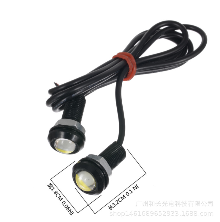 Popular Modified Lights for Electric Vehicles, Eagle Eye Lights 18mm Balance Lights 12V 48V Modified Lights for Motorcycles