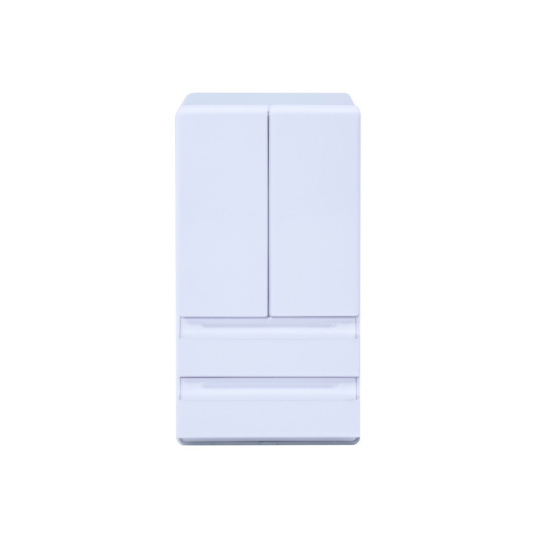 Miniature Furniture 1:12 Mini Home Appliance Model Kitchen Scene Play House Artificial Refrigerator with Light Food and Play Ornaments