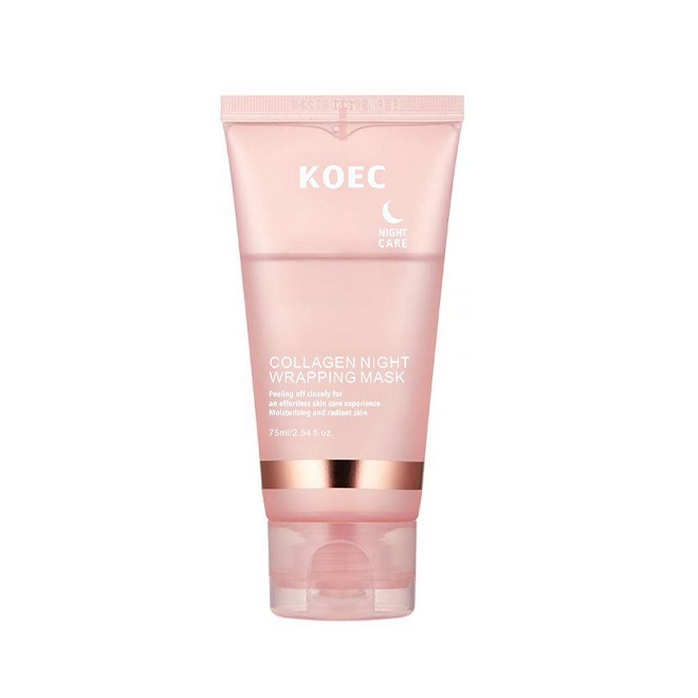 KOEC Collagen Tear Mask with Brush Transparent Hydrating Moisturizing Moisturizing Night Mask Cross-border Wholesale