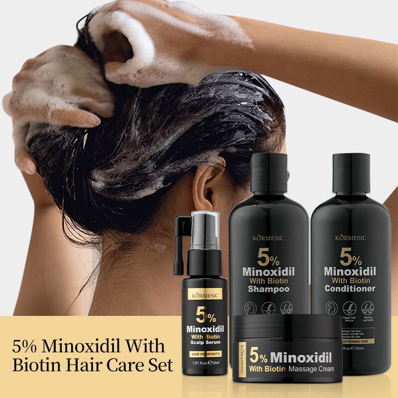 Kormesic Full English Shampoo, Hair Mask, and Conditioner Cross-Border Foreign Trade Manufacturer In-Stock Wholesale