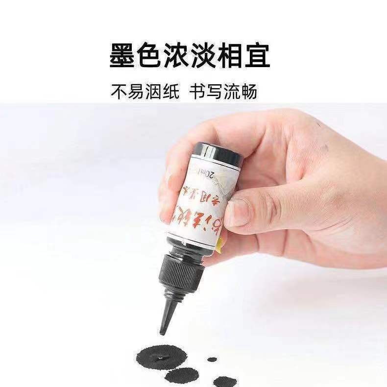 Soft-Headed Brush Special Ink 20ml Package Factory Direct Sales Brush Soft Pen Calligraphy Pen Fountain Pen Ink