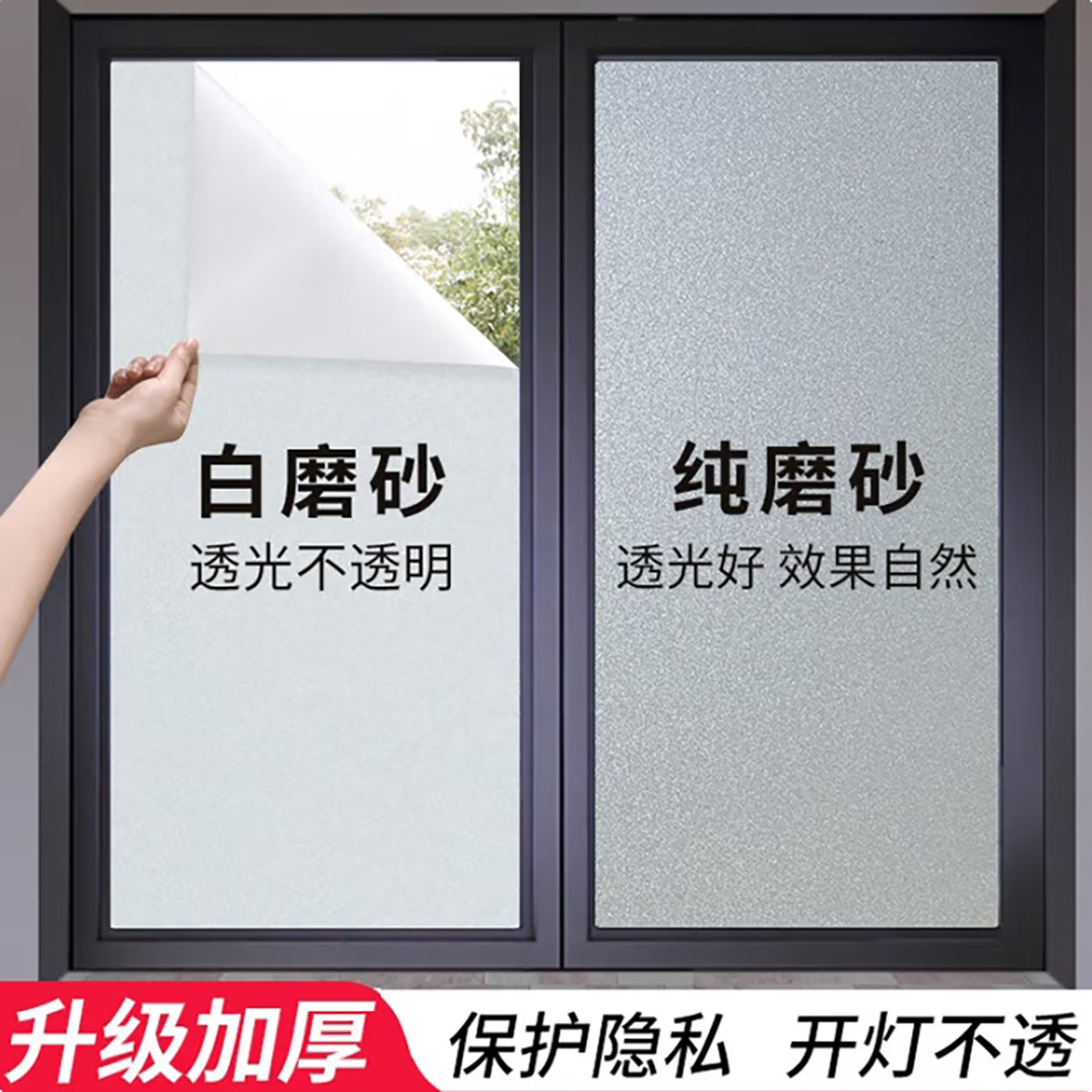 Оптовые матовые стеклянные наклейки, пленка для туалета и ванной, затемняющая пленка для стеклянных балконов, наклейки для окон