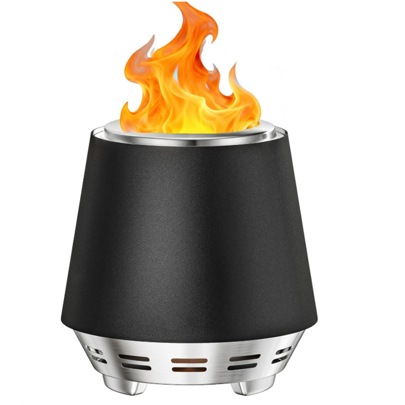 Cross-Border New Portable Campfire Camping Outdoor Courtyard Smokeless Desktop Brazier Is Durable and Easy to Clean