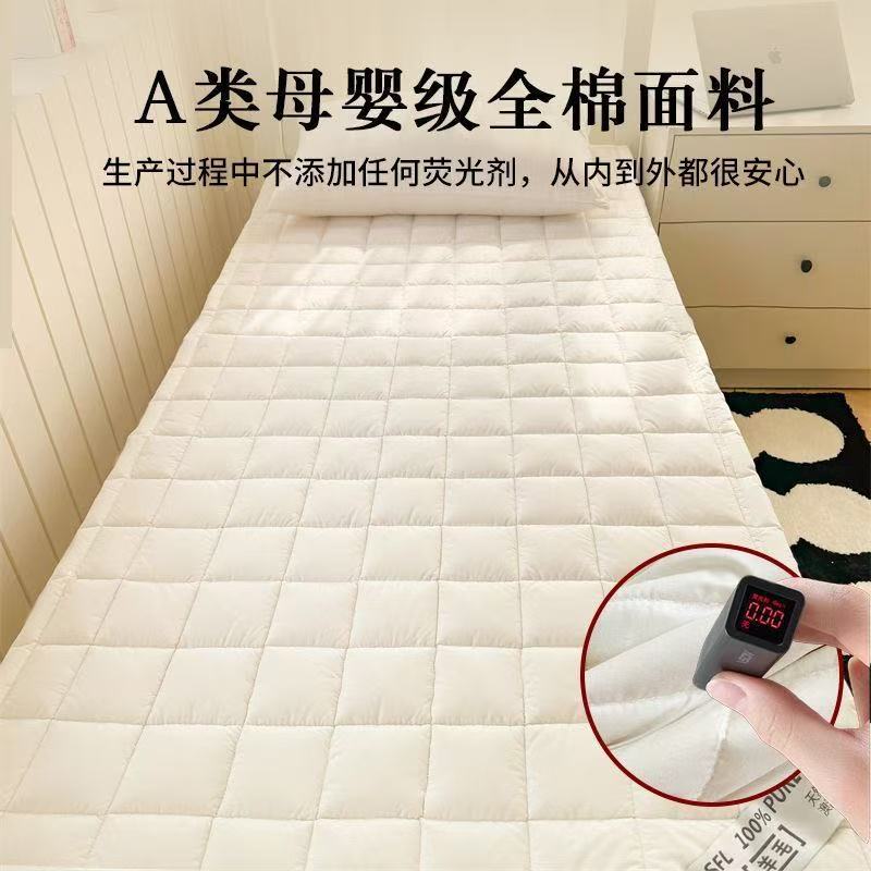Class a Cotton Wool Mattress Rental Home Soft Cushion Tatami Pure Cotton Mattress Dormitory Cross-Border Export Sleeping Mat