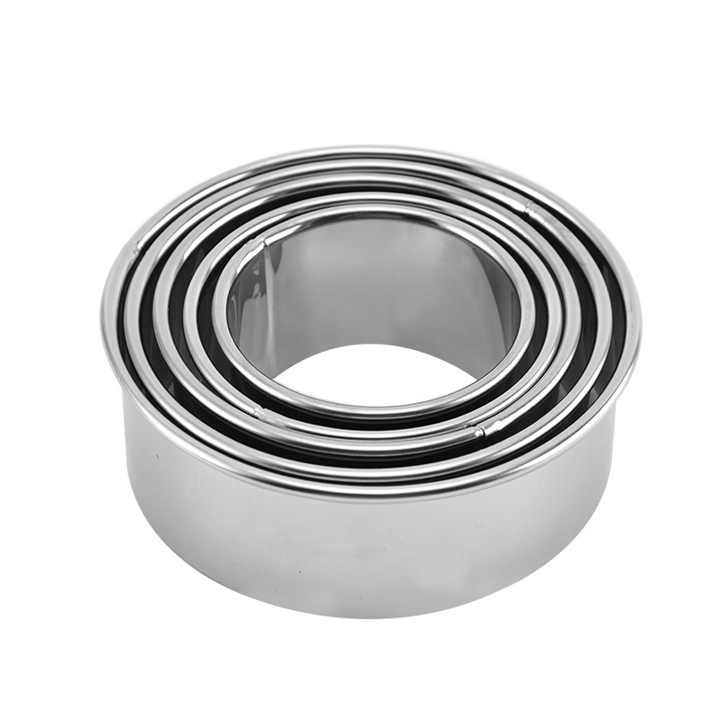 Stainless Steel Round Dumpling Wrapper Mold, Dumpling Wrapper Cutter, Dumpling Wrapper Press Tool, Biscuit Mold