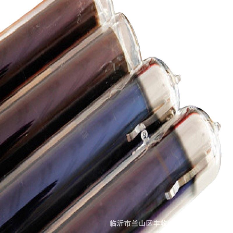 Solar Water Heater Vacuum Pipe Three-High Purple Gold Pipe 47/58* 1.8m Vacuum Heat Collection Pipe Solar Pipe