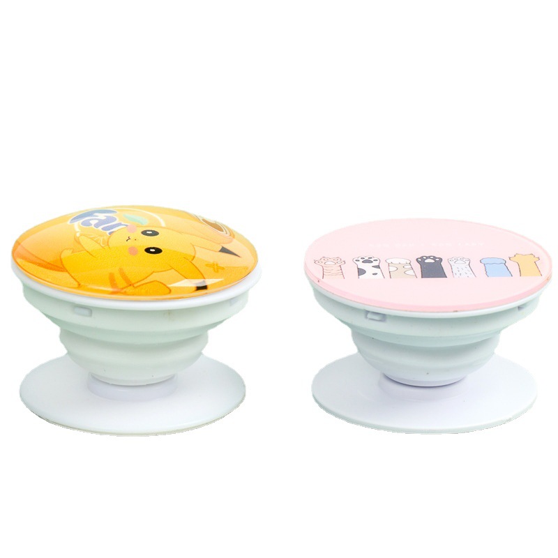 ins style shaped cartoon acrylic glue drop airbag bracket creative lazy desktop folding mobile phone bracket wholesale