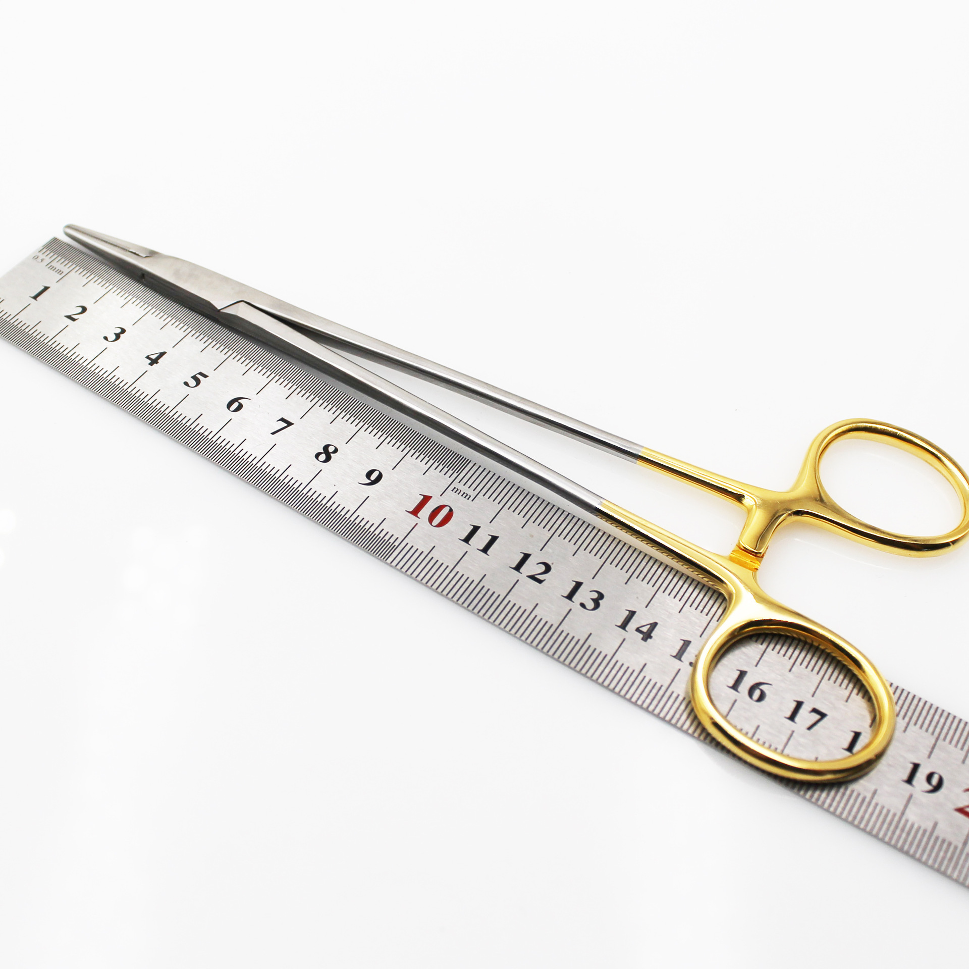 Fine Needle Holder Head 0.3 Tooth Gold Handle with Hardness Alloy Clamp Medbolt Brand Tc Insert in Stock