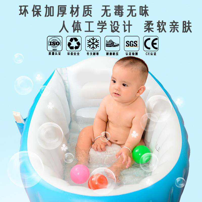 Кросс-бордерный продукт, надувная складная ванна для купания, заводская ванна для купания для детей