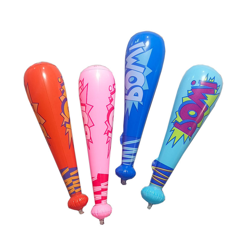 16 inch inflatable baseball bat European and American cross-border toys wholesale children inflatable baseball bat party POW refueling stick